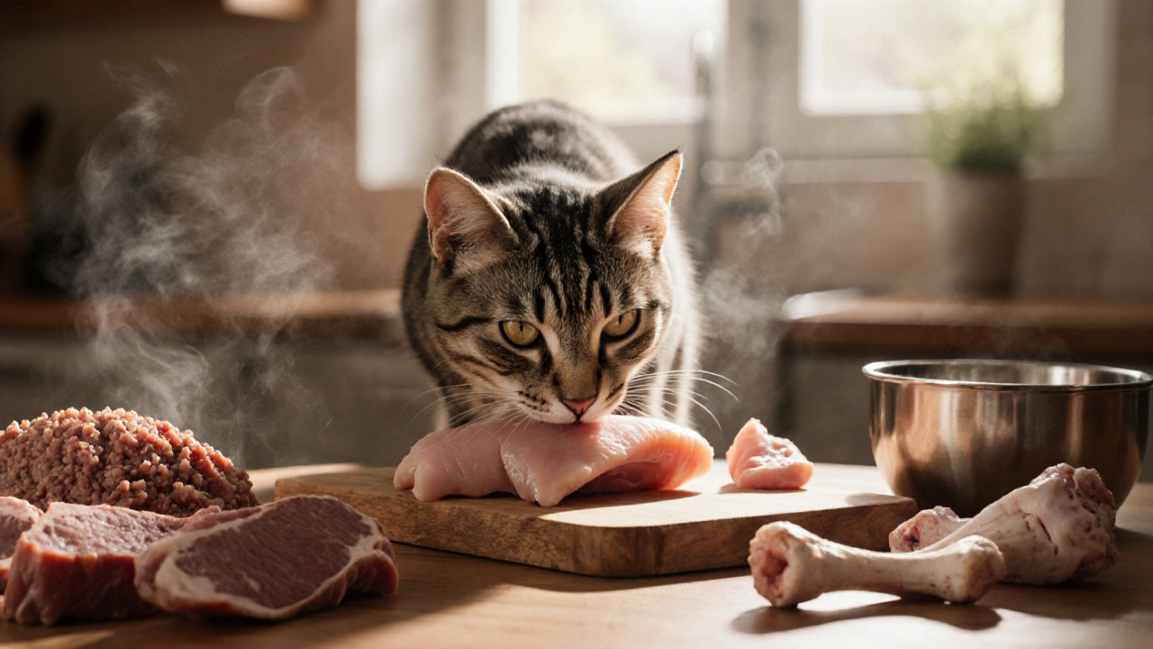 Какая сырая пища полезна для кошек: безопасные и натуральные варианты