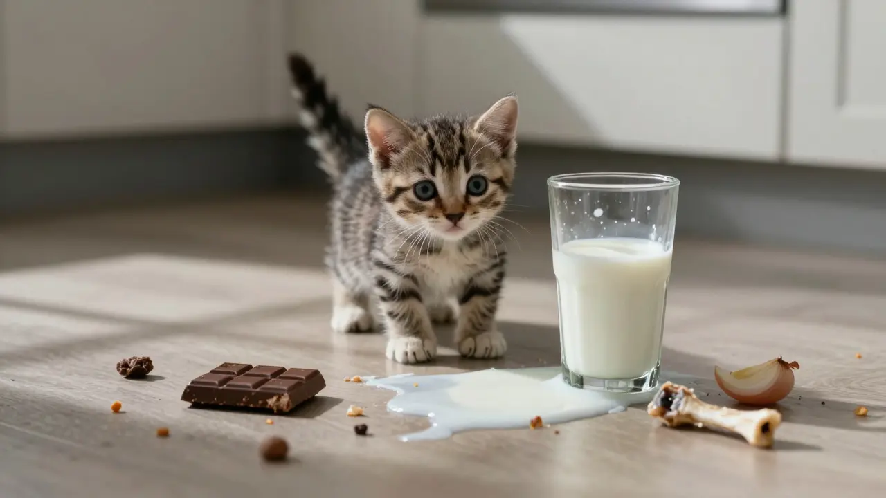 Чем нельзя кормить котят: 12 запрещенных продуктов, которые могут погубить малыша