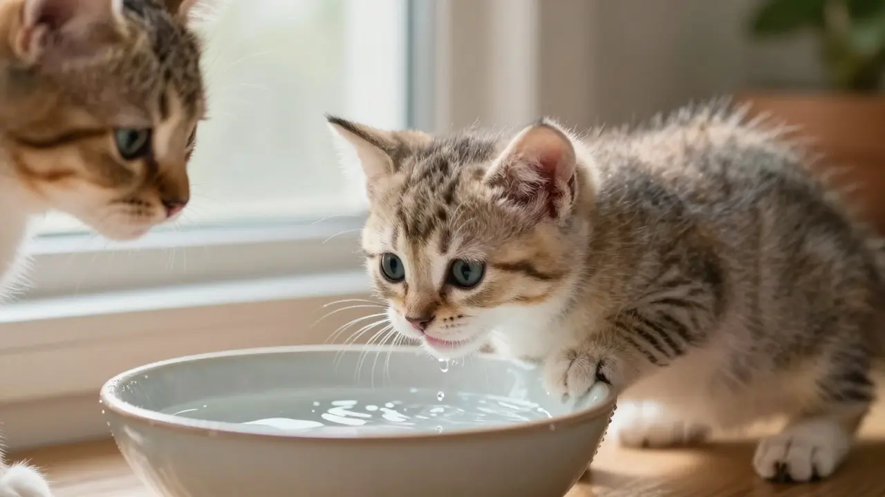 В каком возрасте котята начинают пить воду: пошаговое руководство для владельцев