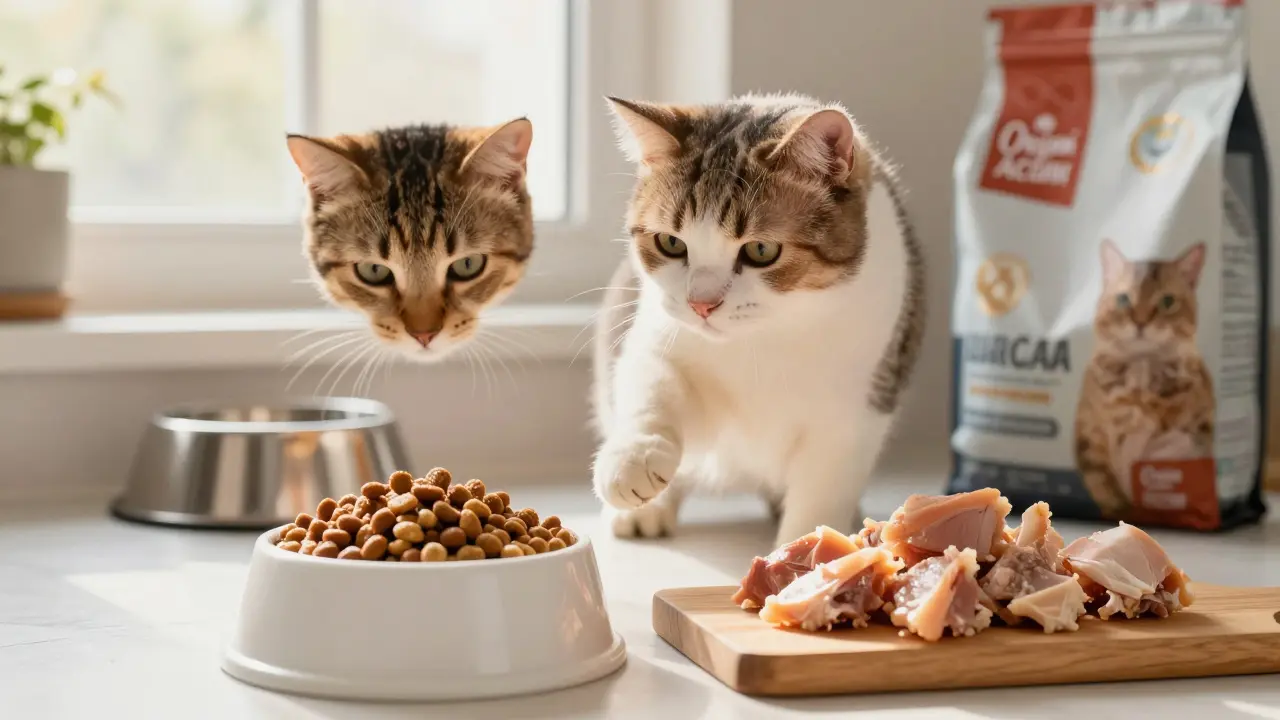 Можно ли чередовать сухой корм и натуралку котам: что говорят ветеринары